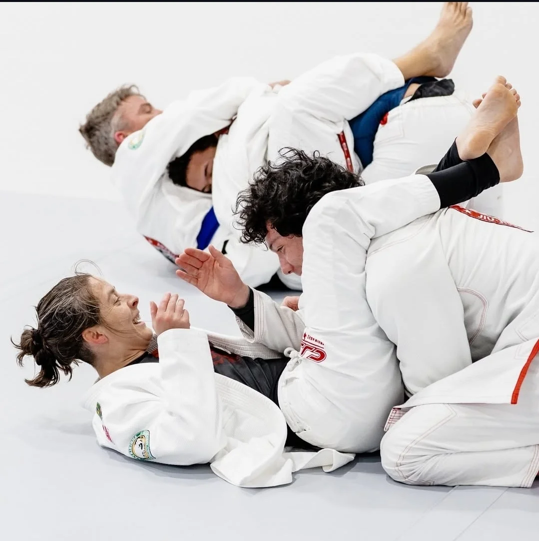 Adults rolling in the Gi at CJJF Las Vegas