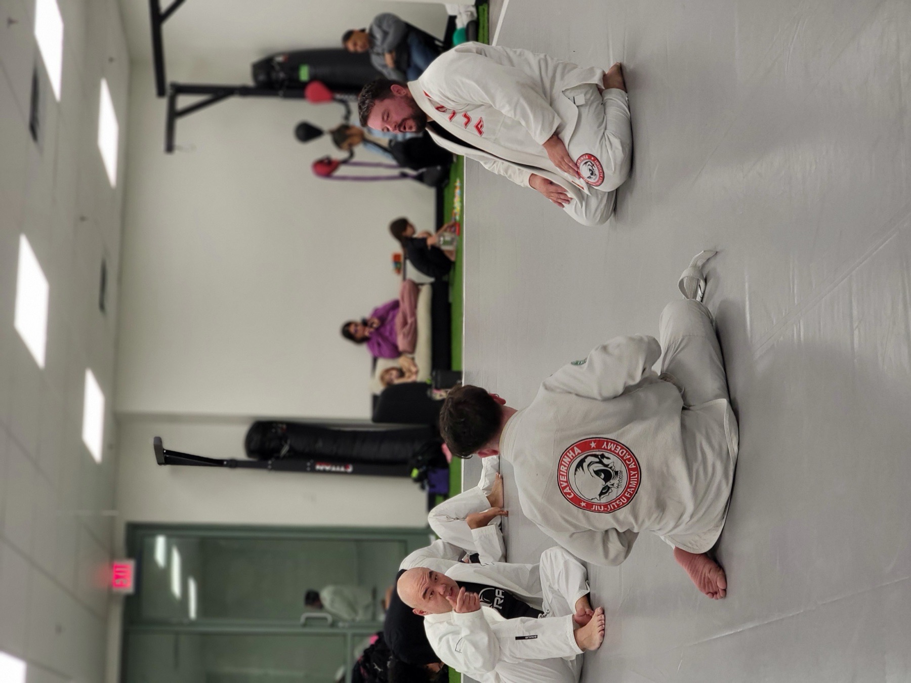 Adults drilling No-Gi technique at CJJF Las Vegas