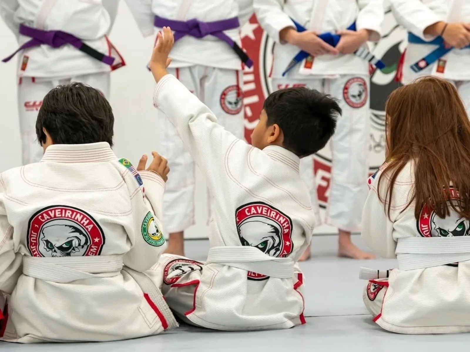 Women rolling on the mat at CJJF Las Vegas