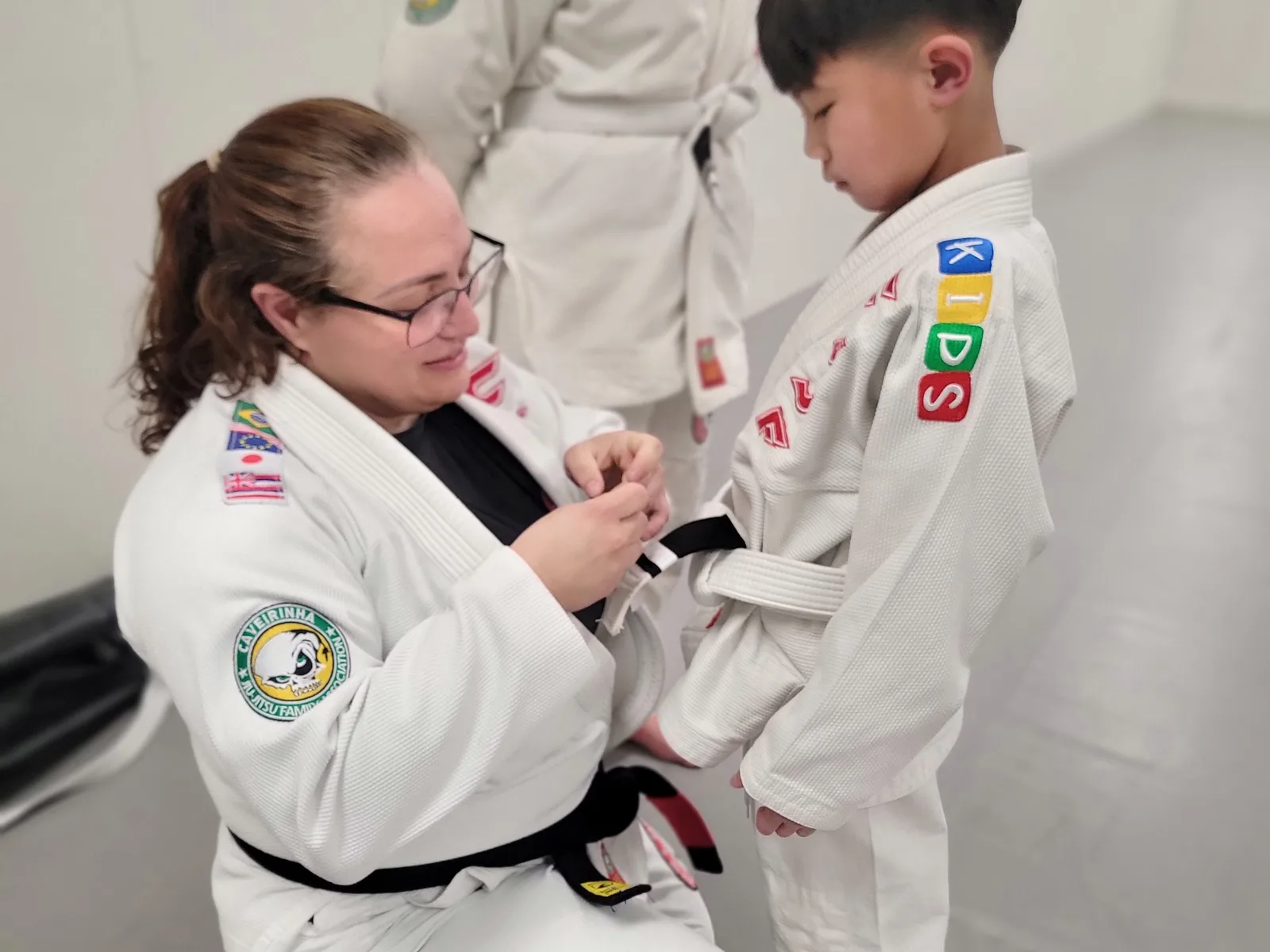 CJJF kids belt promotion ceremony