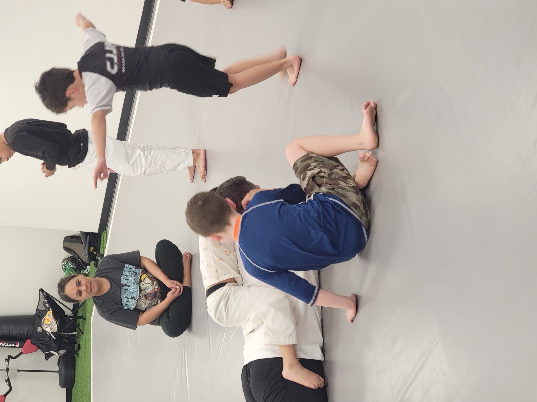 CJJF kids class on the mat in North Las Vegas